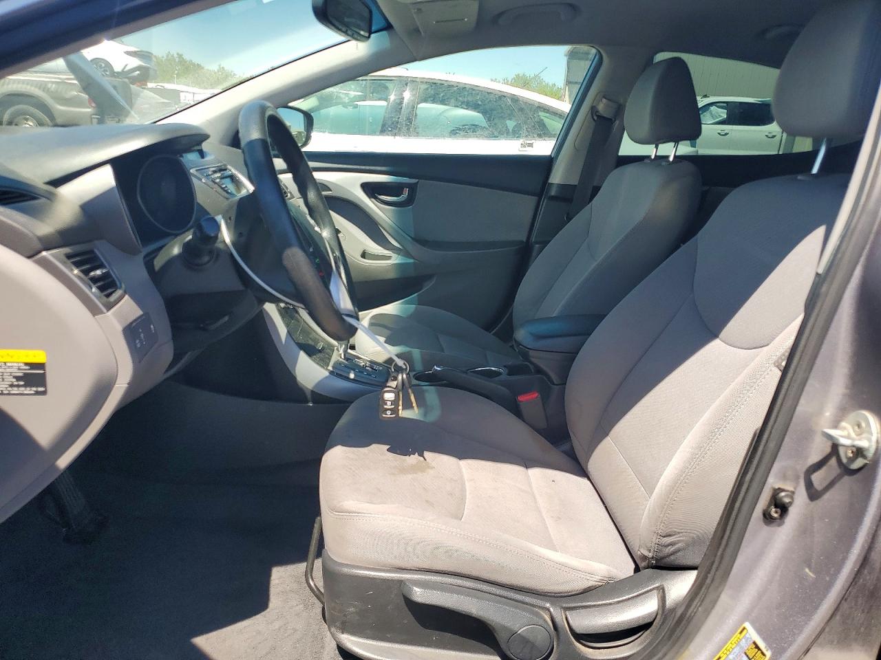 2013 Hyundai Elantra Gls Silver vin: KMHDH4AE3DU635378