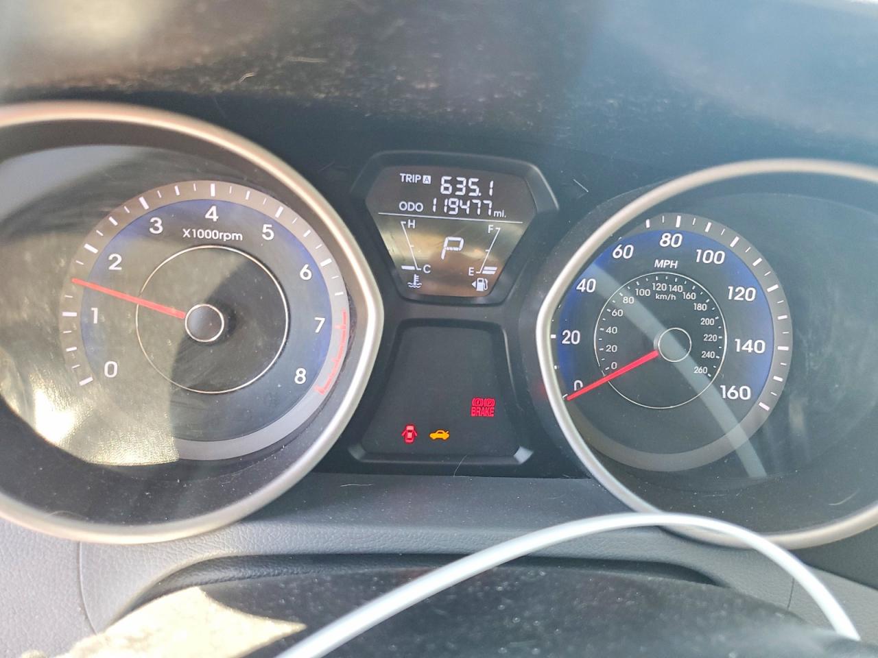 2013 Hyundai Elantra Gls Silver vin: KMHDH4AE3DU635378
