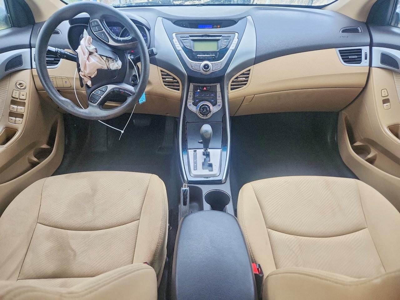 2013 Hyundai Elantra Gls Синий vin: KMHDH4AE3DU637258