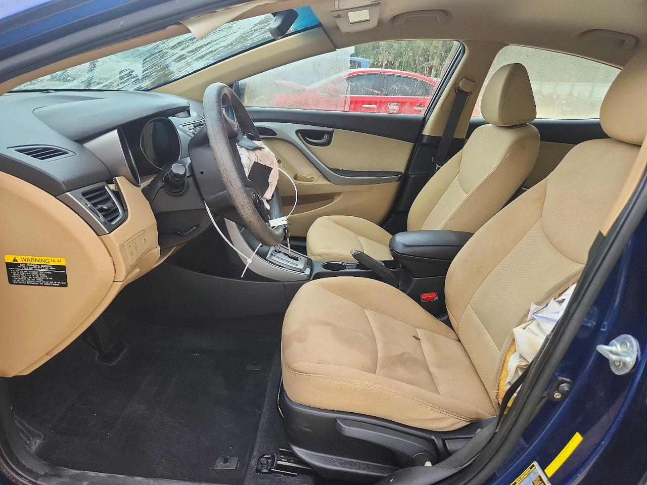 2013 Hyundai Elantra Gls Синий vin: KMHDH4AE3DU637258