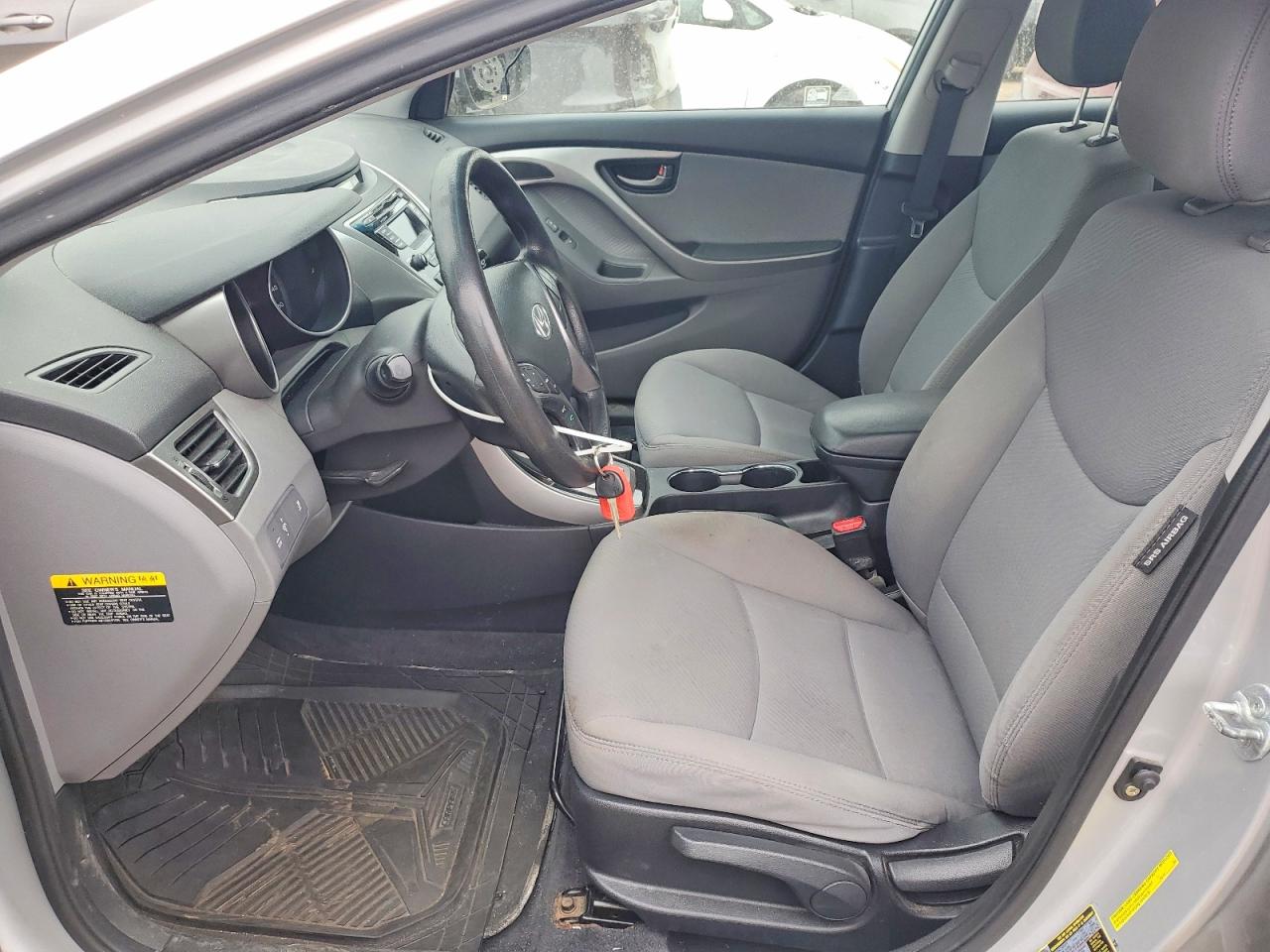 2013 Hyundai Elantra Gls Silver vin: KMHDH4AE3DU651323