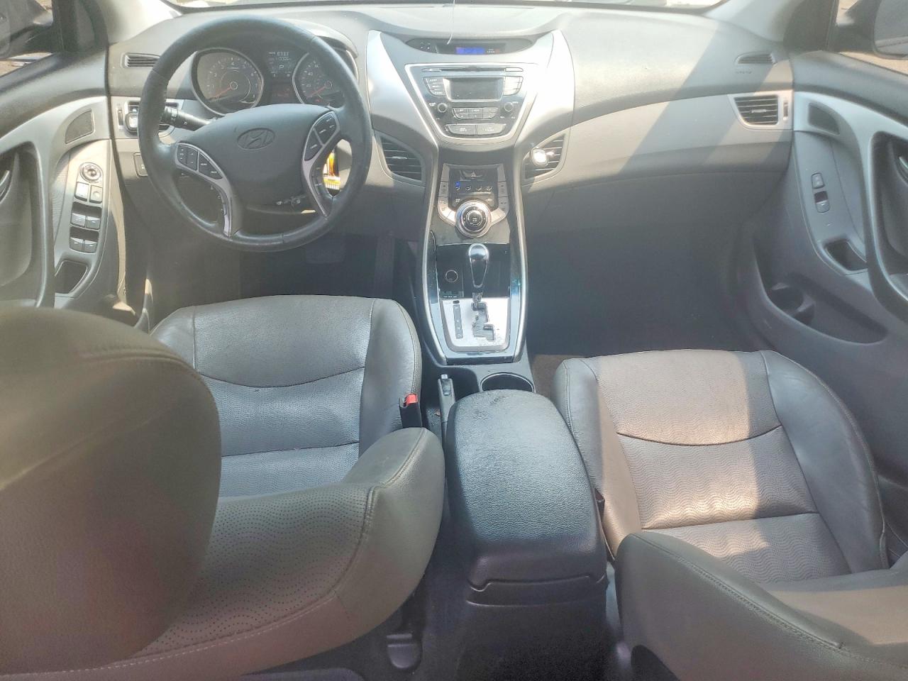 2013 Hyundai Elantra Limited Black vin: KMHDH4AE3DU664475