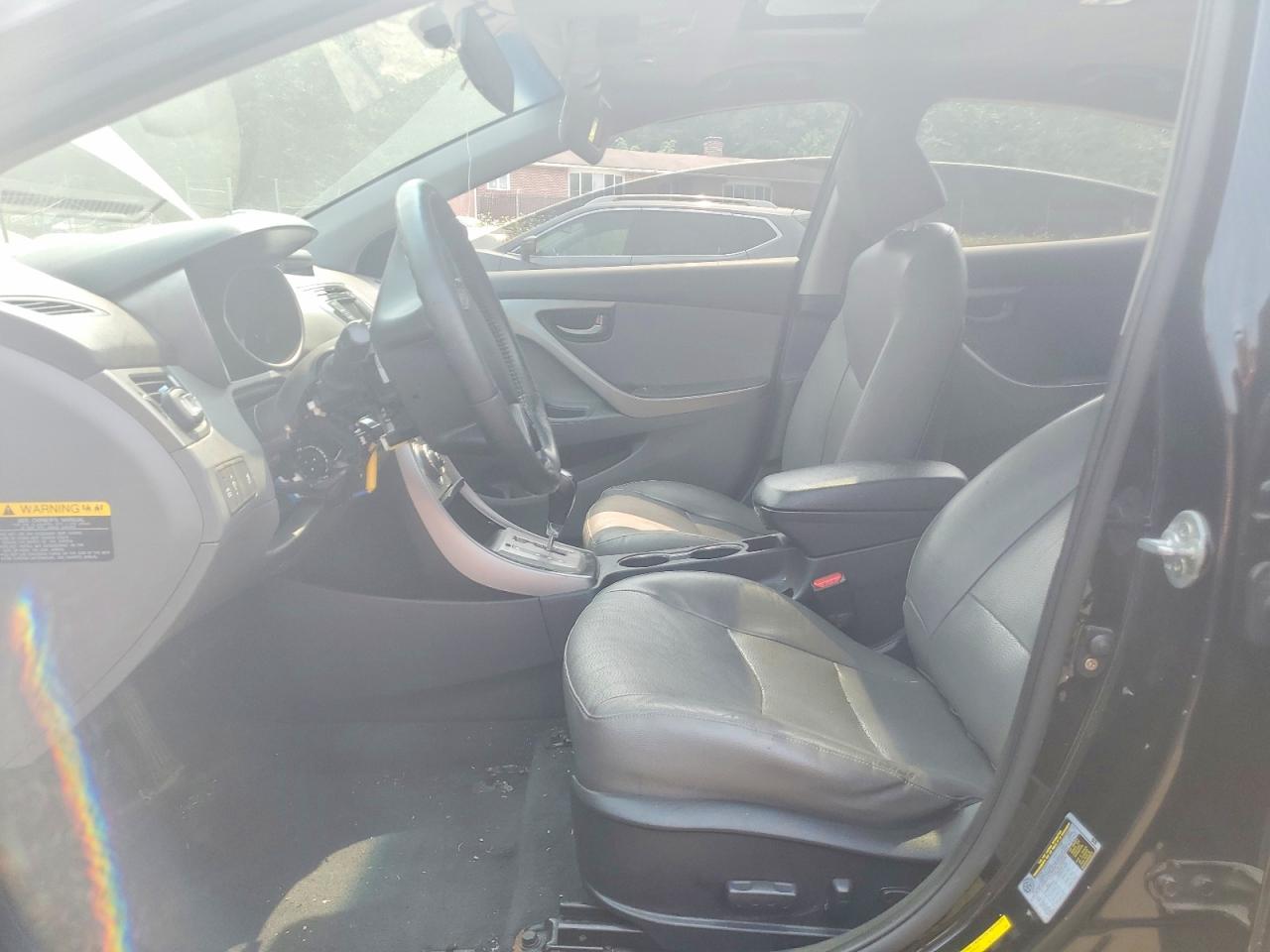 2013 Hyundai Elantra Limited Black vin: KMHDH4AE3DU664475