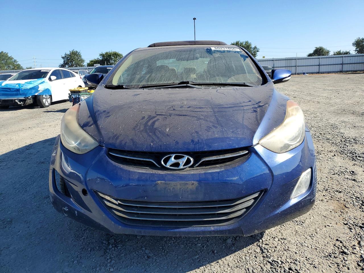 2013 Hyundai Elantra Limited Синий vin: KMHDH4AE3DU690610