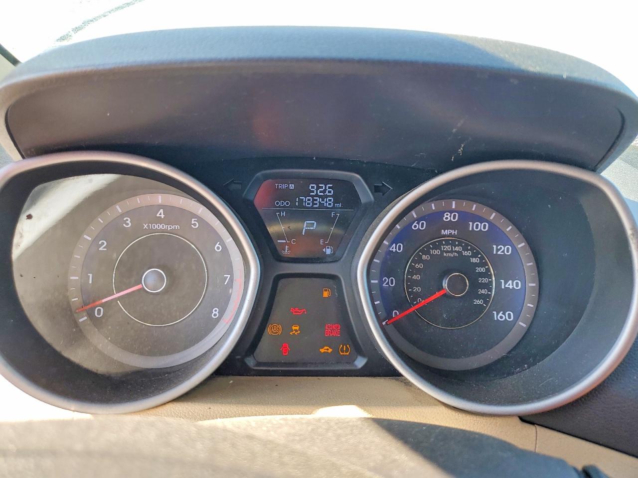2013 Hyundai Elantra Limited Синий vin: KMHDH4AE3DU690610