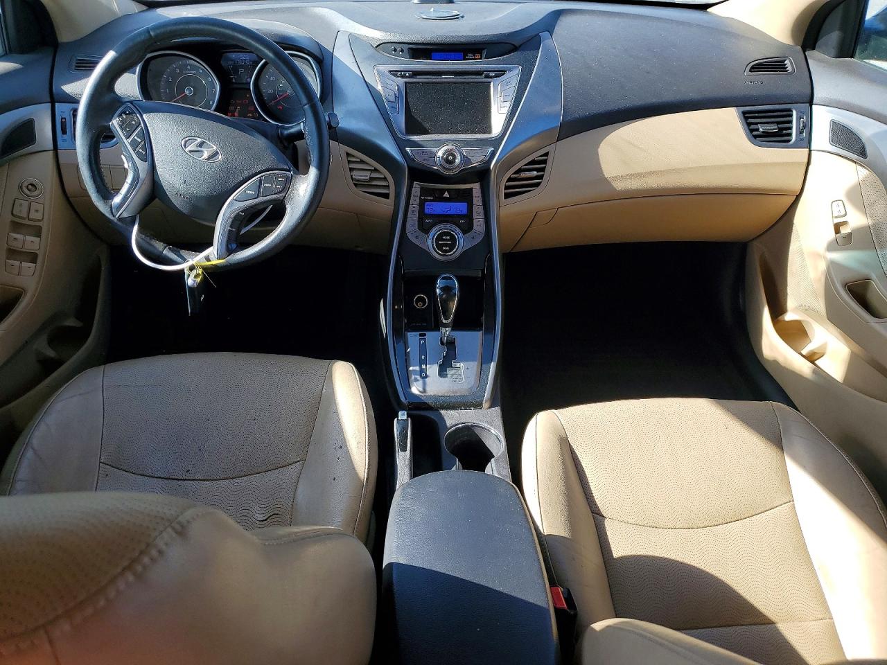 2013 Hyundai Elantra Limited Синий vin: KMHDH4AE3DU690610