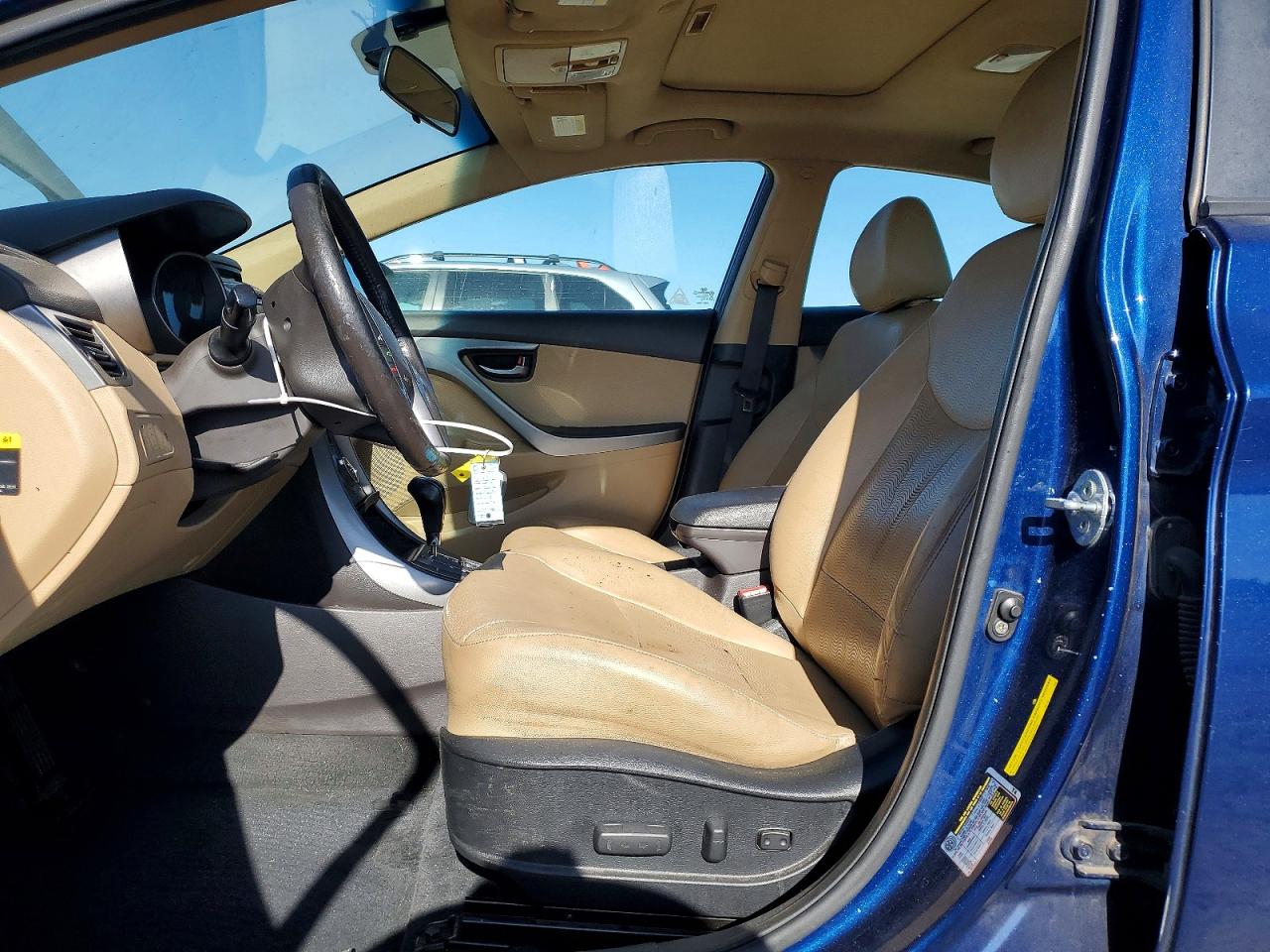 2013 Hyundai Elantra Limited Синий vin: KMHDH4AE3DU690610