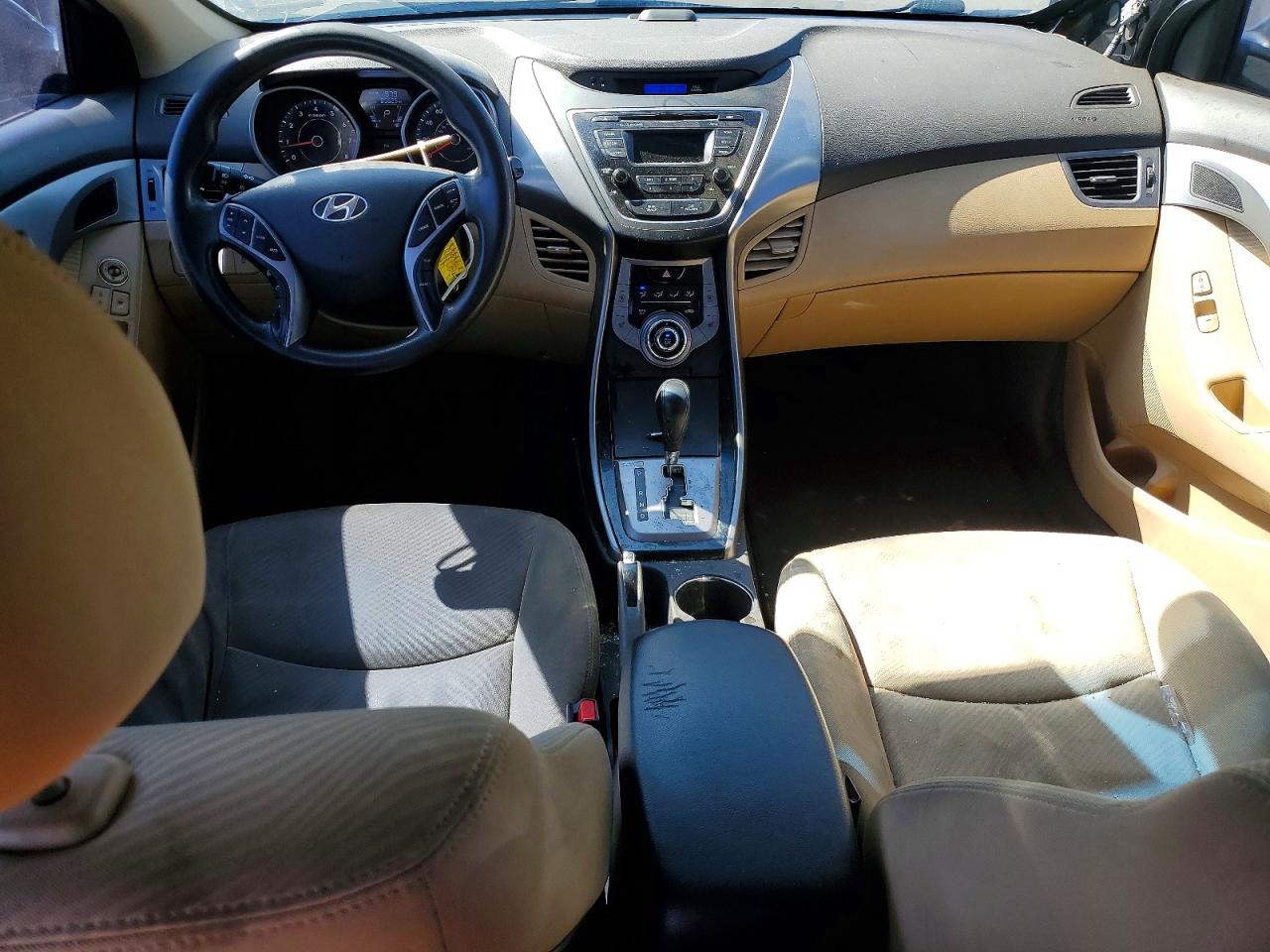 2013 Hyundai Elantra Gls Black vin: KMHDH4AE3DU692177