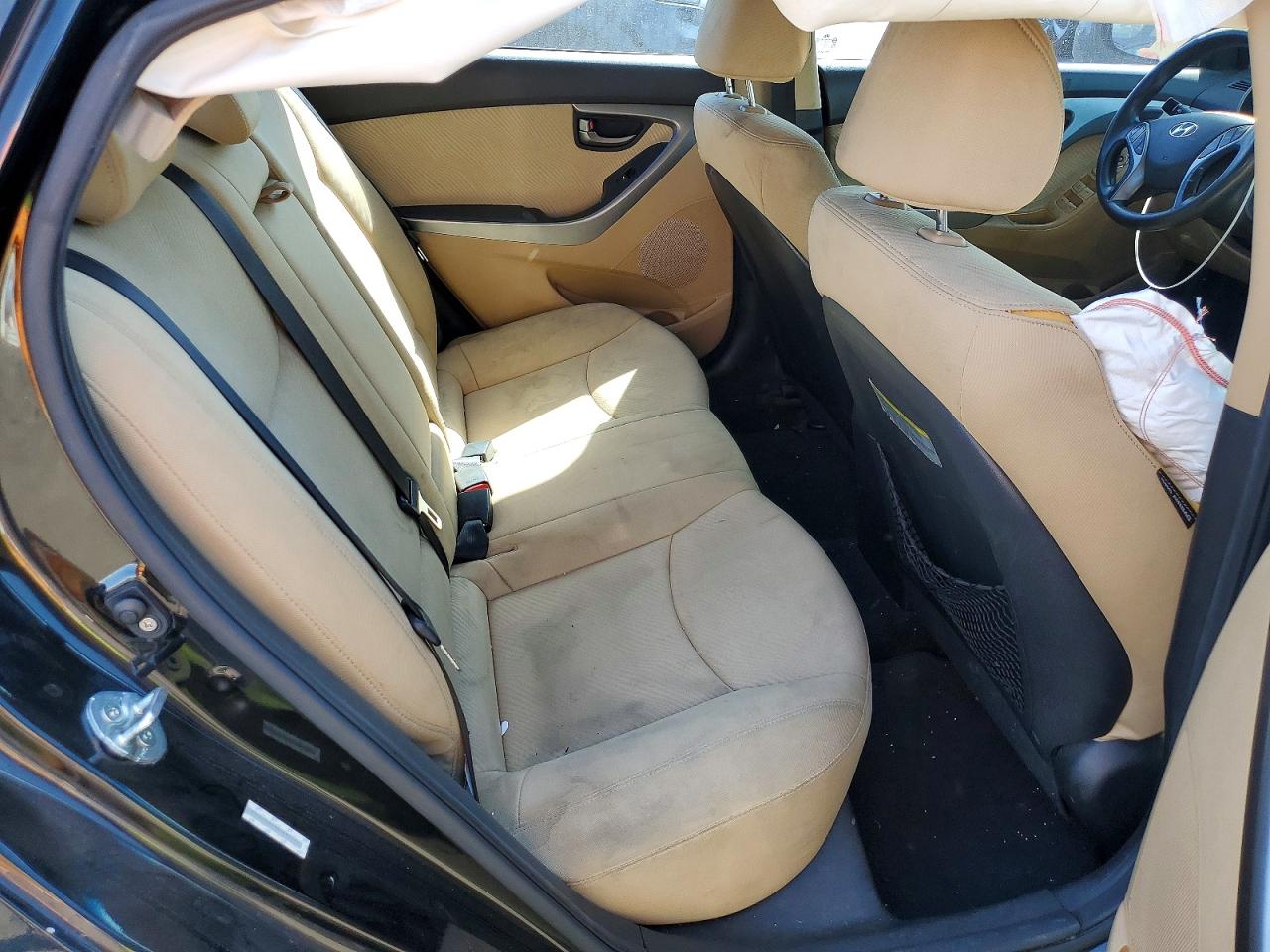 2013 Hyundai Elantra Gls Black vin: KMHDH4AE3DU692177