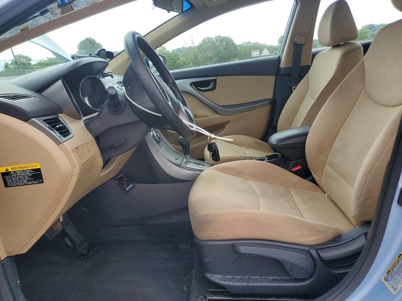 2013 Hyundai Elantra Gls Blue vin: KMHDH4AE3DU705736