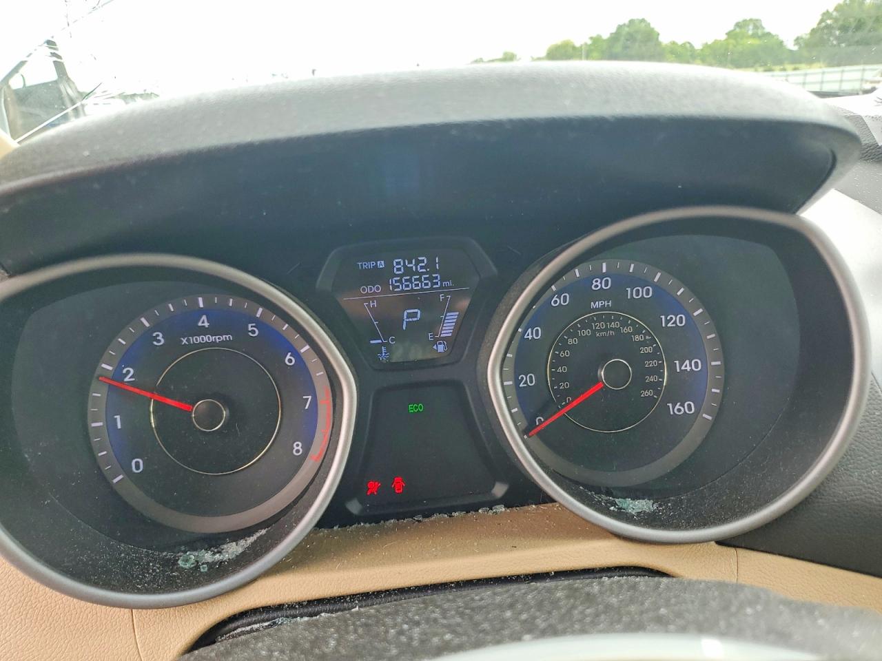 2013 Hyundai Elantra Gls Blue vin: KMHDH4AE3DU705736