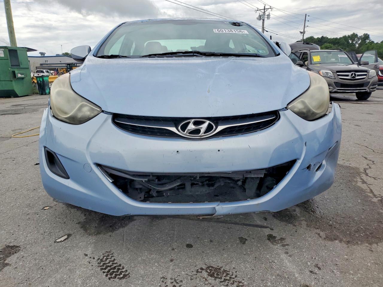 2013 Hyundai Elantra Gls Blue vin: KMHDH4AE3DU705736