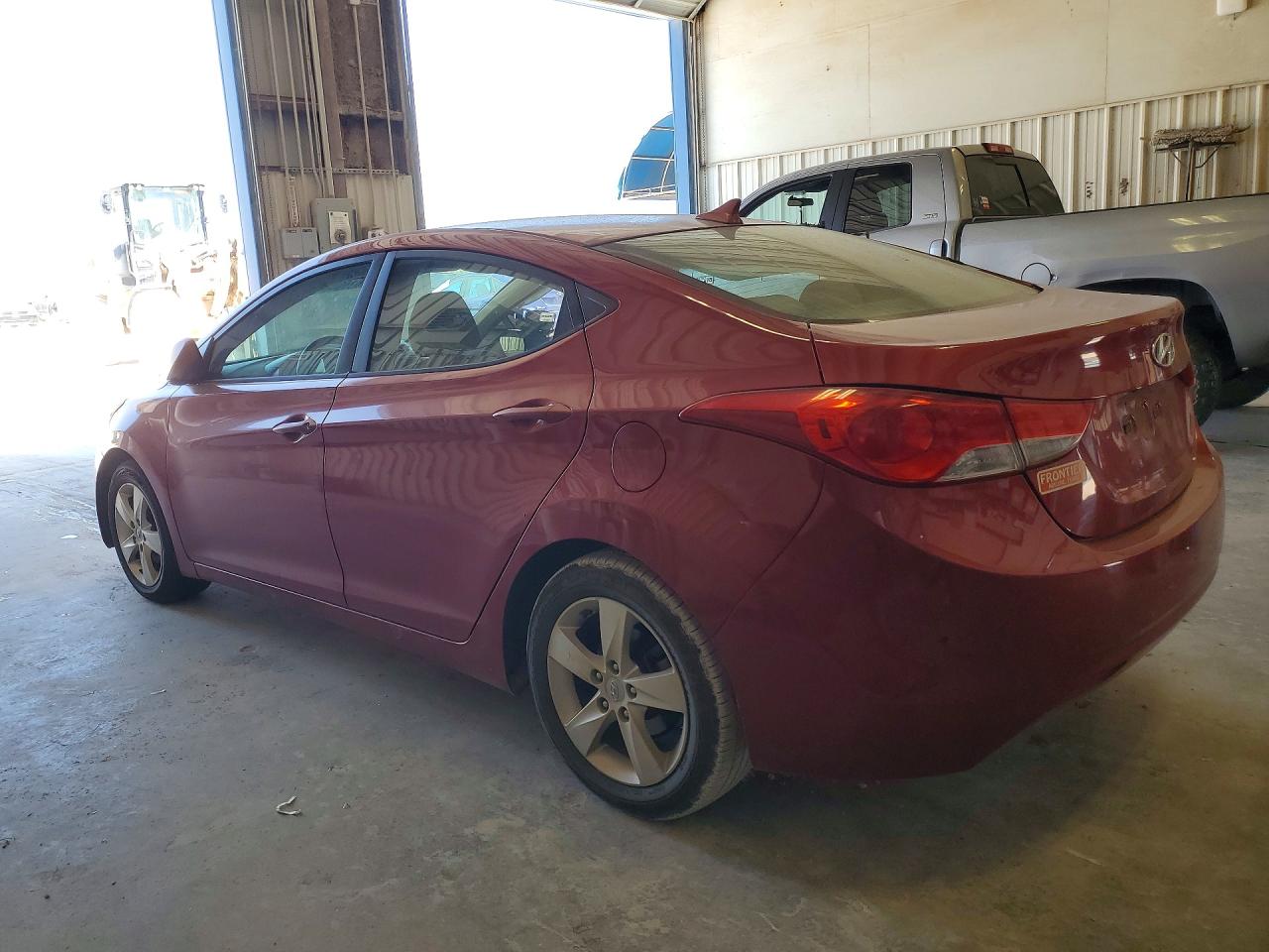 2013 Hyundai Elantra Gls Red vin: KMHDH4AE3DU720351