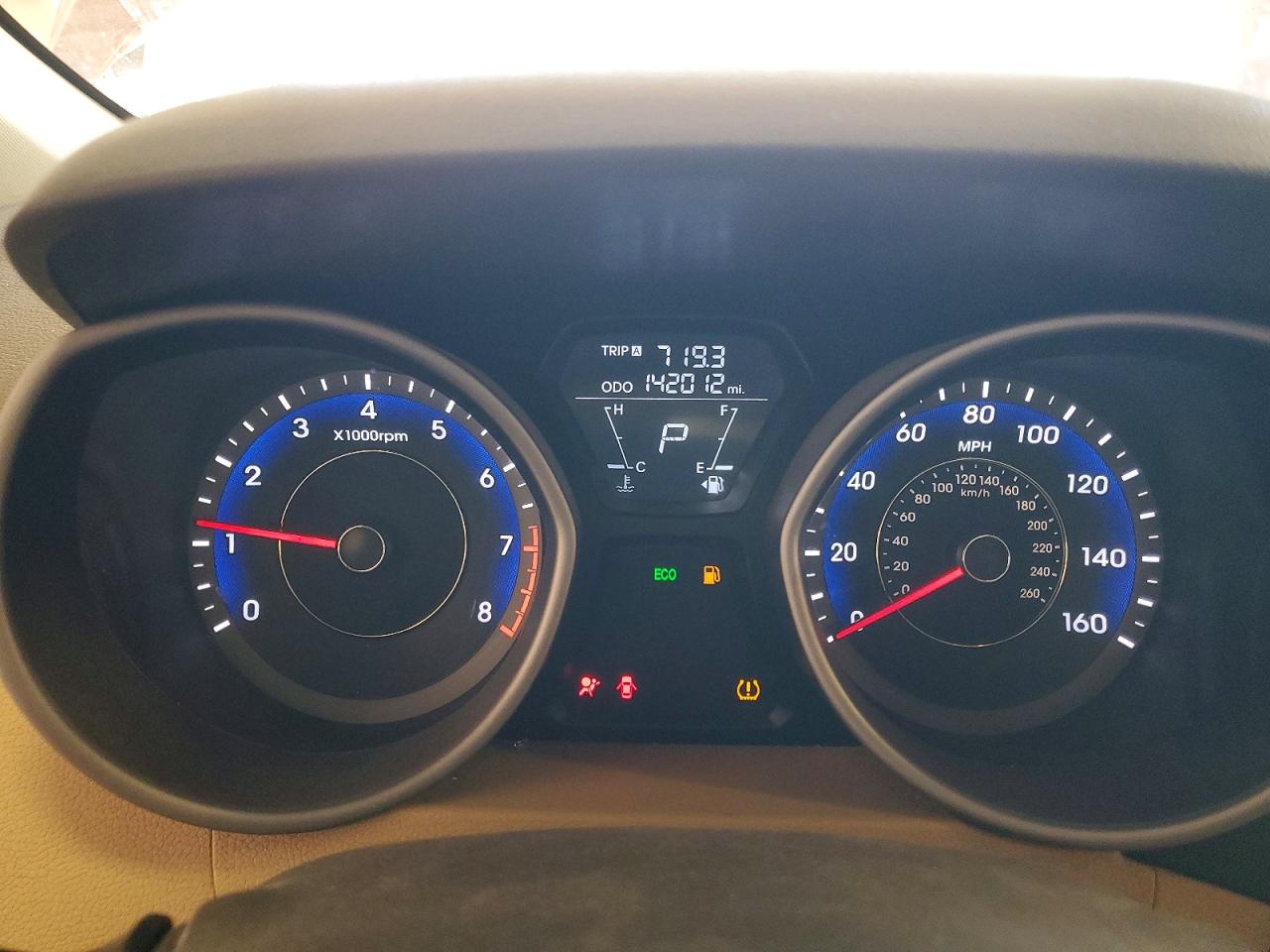 2013 Hyundai Elantra Gls Red vin: KMHDH4AE3DU720351