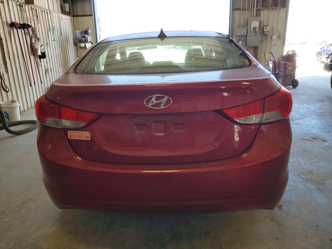 2013 Hyundai Elantra Gls Red vin: KMHDH4AE3DU720351