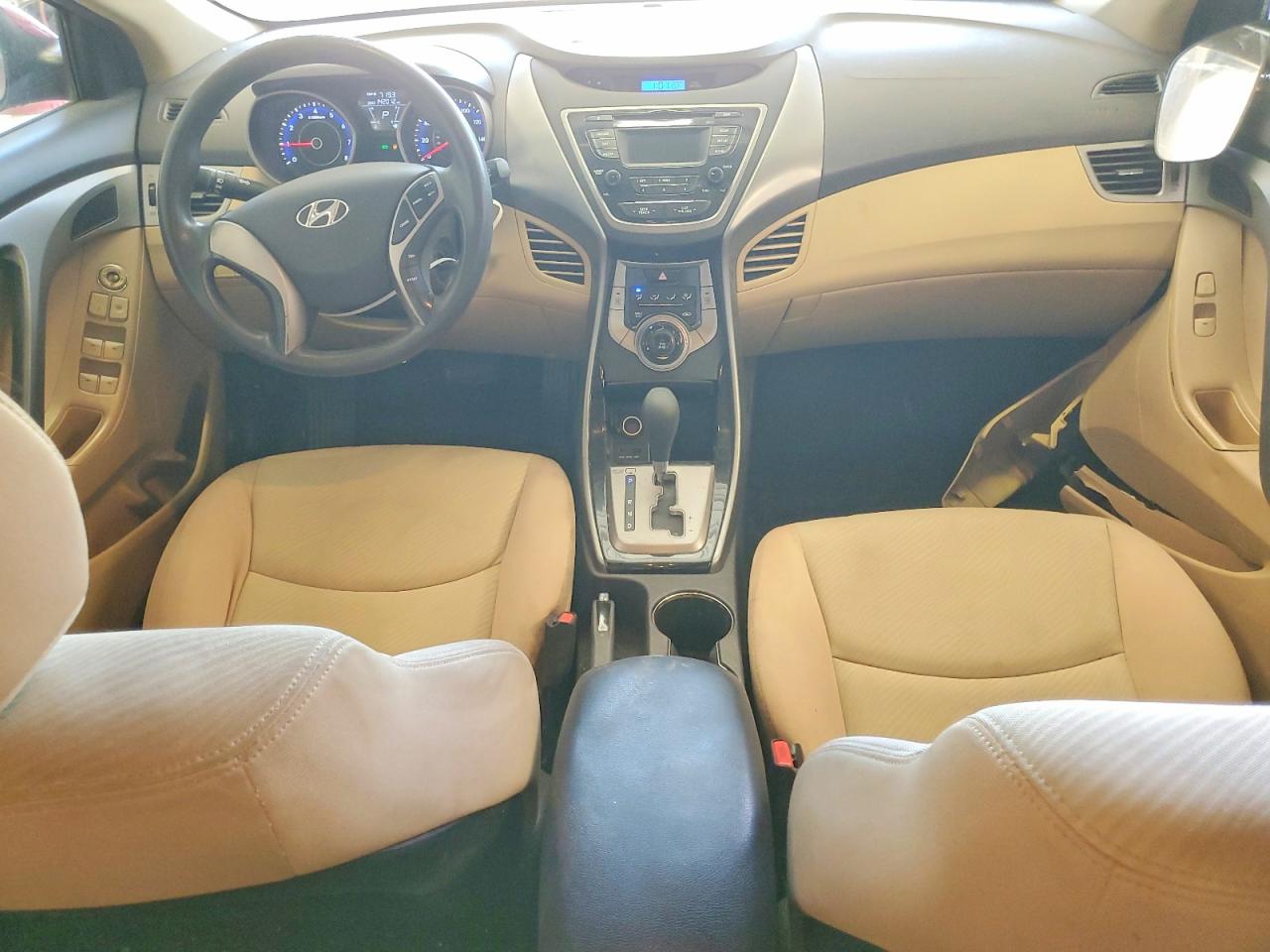 2013 Hyundai Elantra Gls Red vin: KMHDH4AE3DU720351