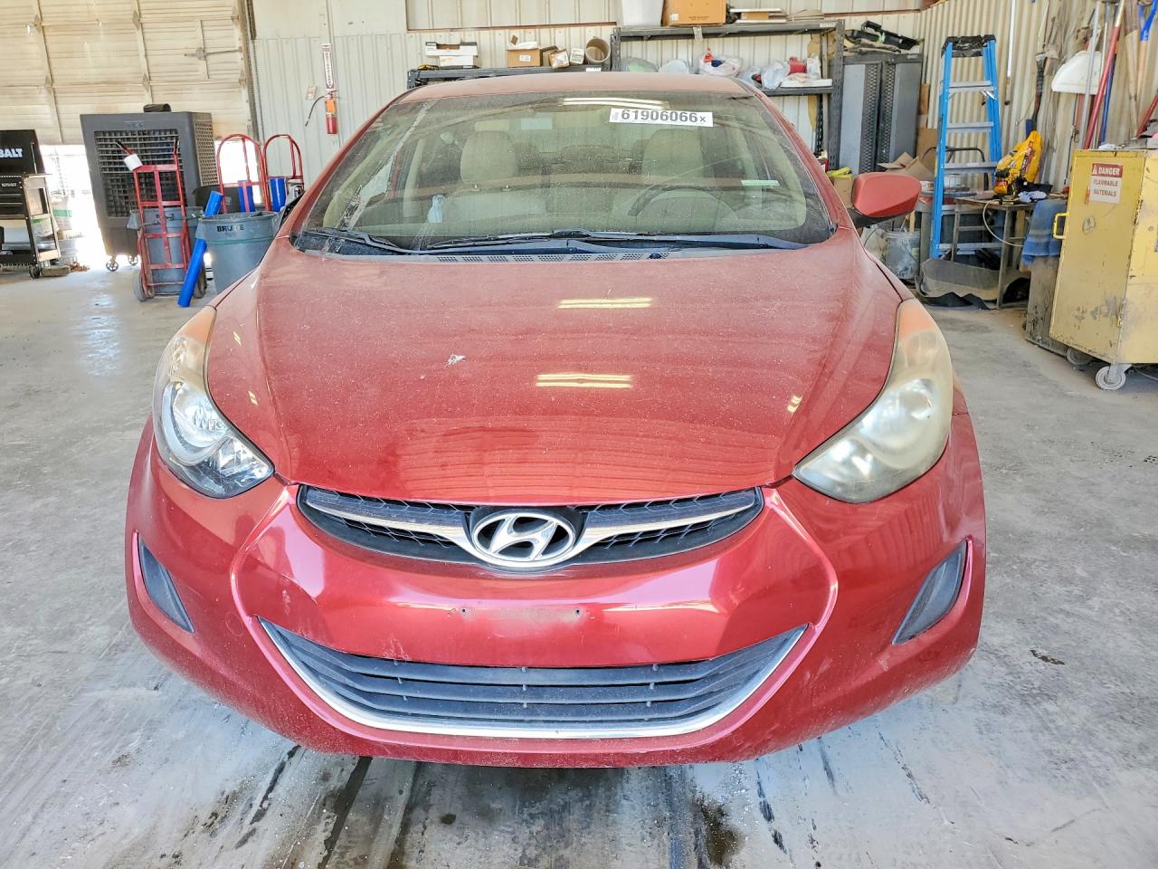 2013 Hyundai Elantra Gls Red vin: KMHDH4AE3DU720351
