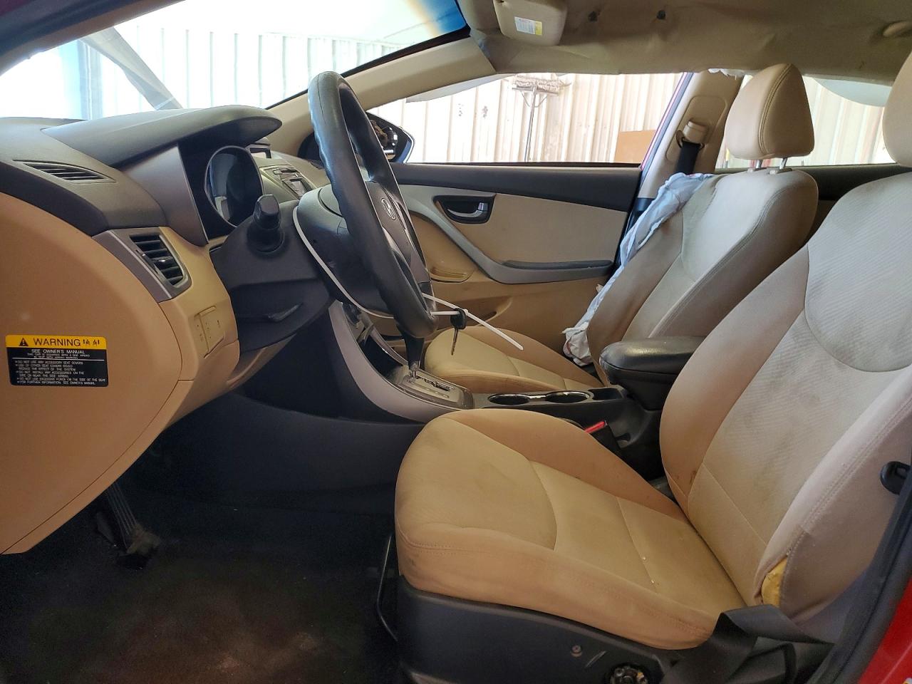2013 Hyundai Elantra Gls Red vin: KMHDH4AE3DU720351
