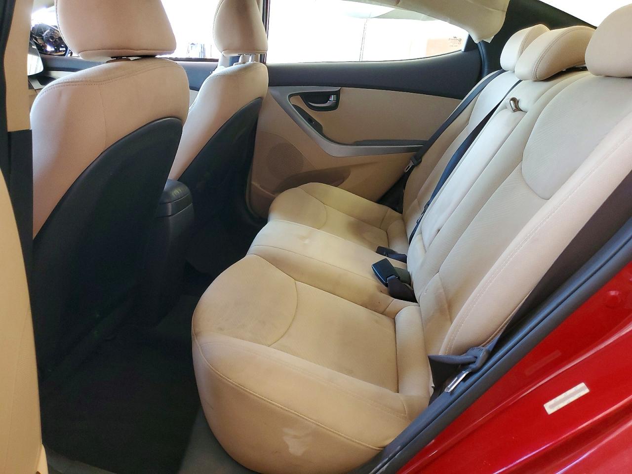 2013 Hyundai Elantra Gls Red vin: KMHDH4AE3DU720351
