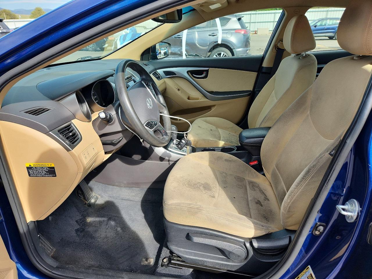 2013 Hyundai Elantra Gls Синий vin: KMHDH4AE3DU727980