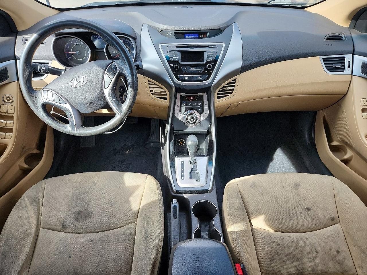 2013 Hyundai Elantra Gls Синий vin: KMHDH4AE3DU727980