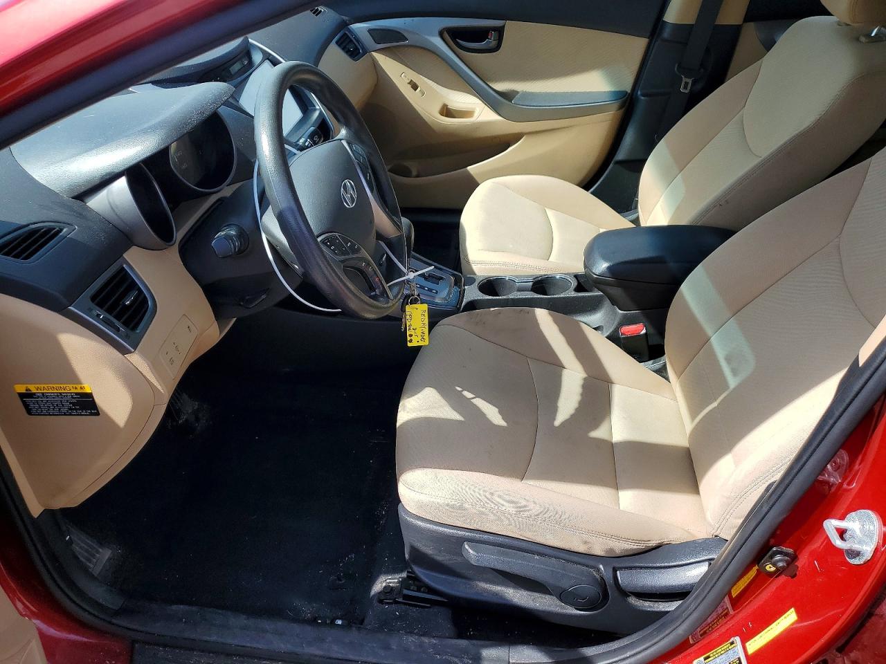 2013 Hyundai Elantra Gls Red vin: KMHDH4AE3DU761353