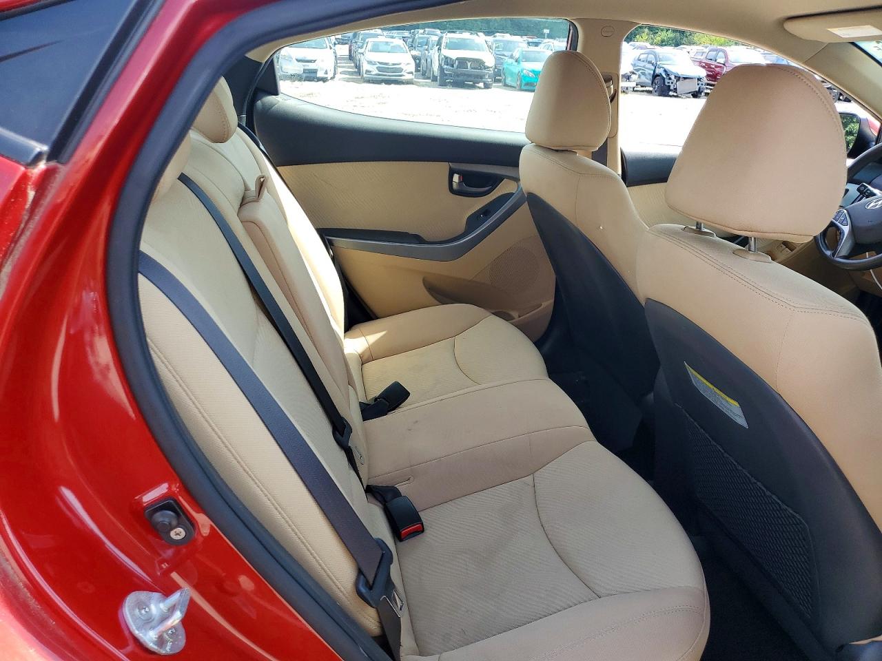 2013 Hyundai Elantra Gls Red vin: KMHDH4AE3DU761353