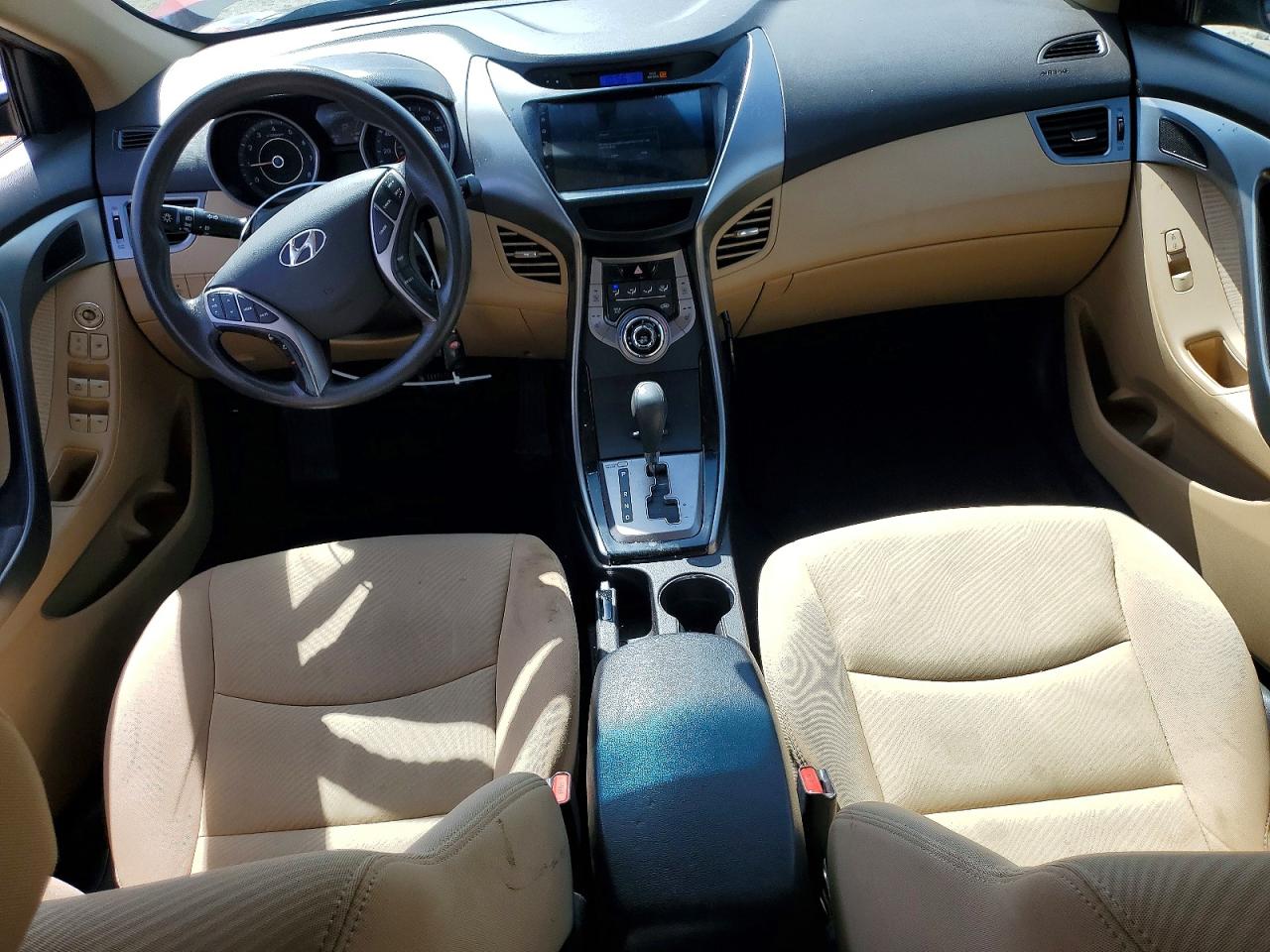 2013 Hyundai Elantra Gls Red vin: KMHDH4AE3DU761353