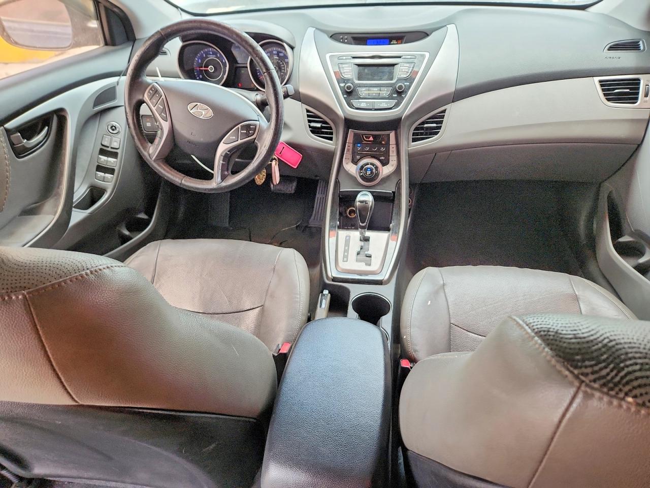 2013 Hyundai Elantra Limited Blue vin: KMHDH4AE3DU779349