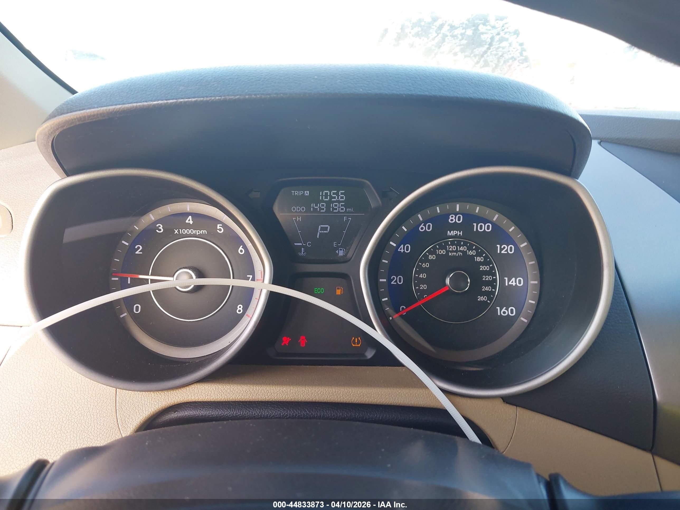 2013 Hyundai Elantra Gls Black vin: KMHDH4AE3DU796037