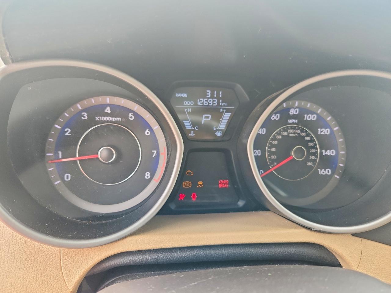 2013 Hyundai Elantra Gls Blue vin: KMHDH4AE3DU801642