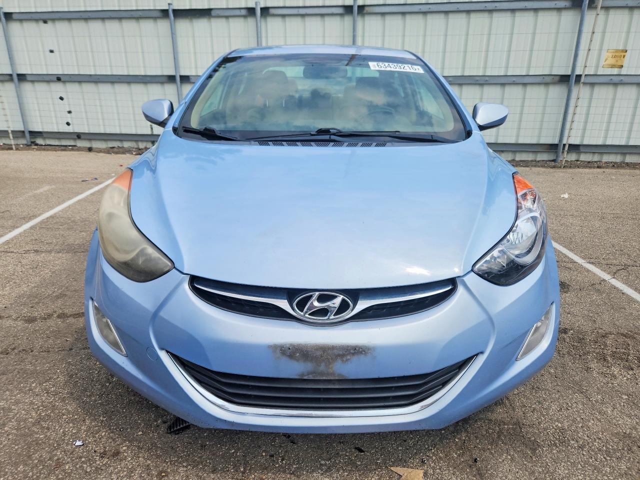 2013 Hyundai Elantra Gls Blue vin: KMHDH4AE3DU801642