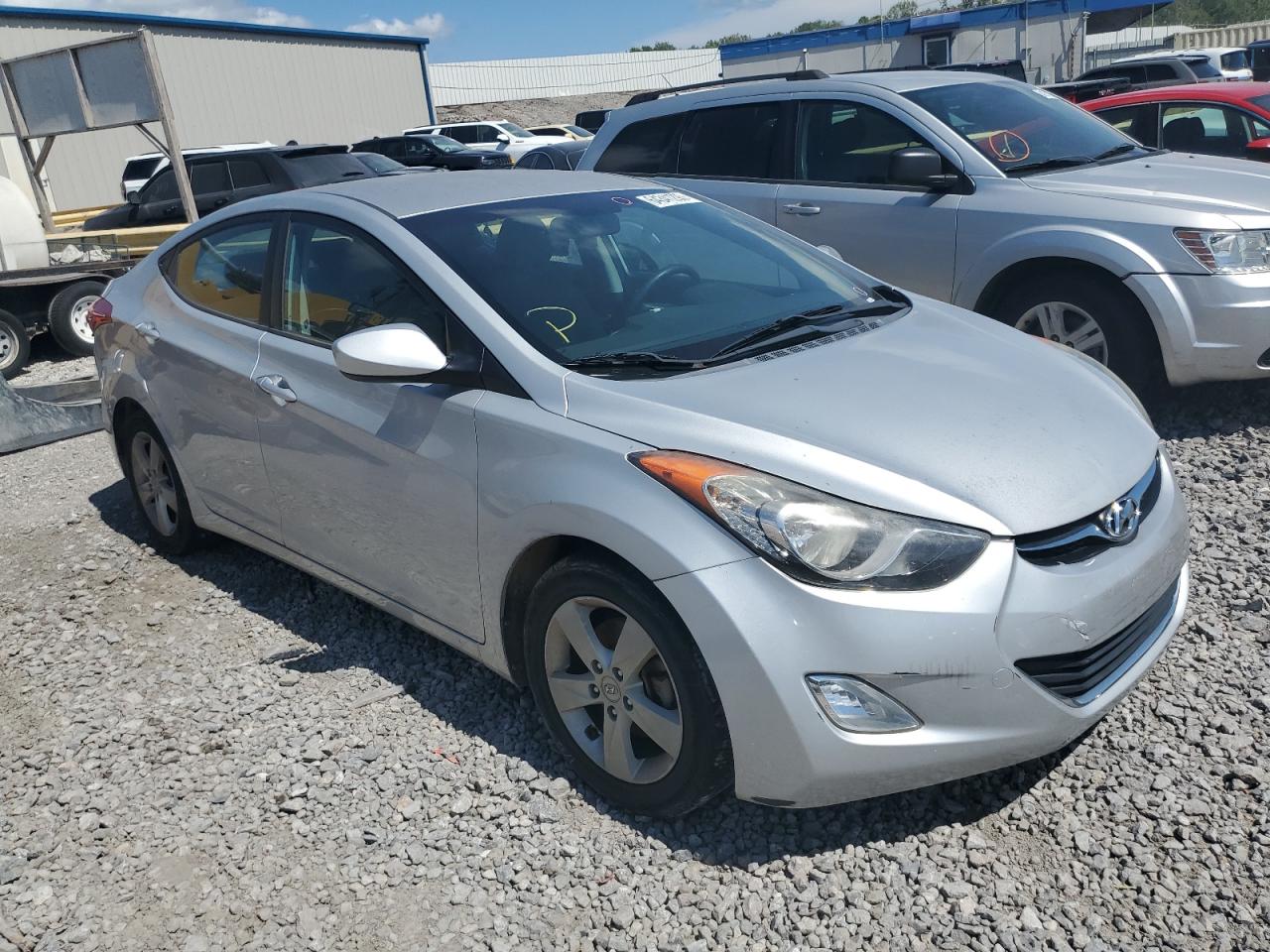 2013 Hyundai Elantra Gls Silver vin: KMHDH4AE3DU814374