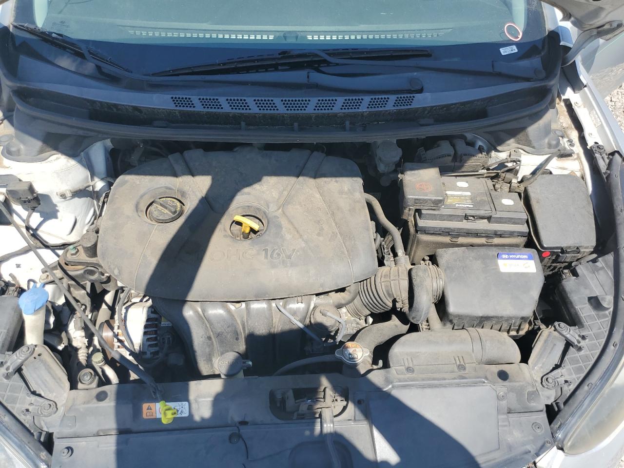 2013 Hyundai Elantra Gls Silver vin: KMHDH4AE3DU814374