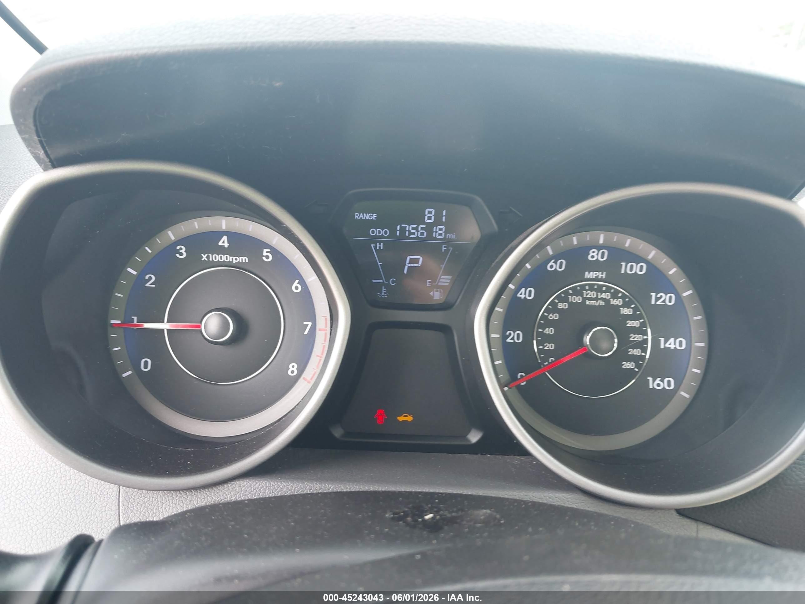 2013 Hyundai Elantra Limited Dark Blue vin: KMHDH4AE3DU839999