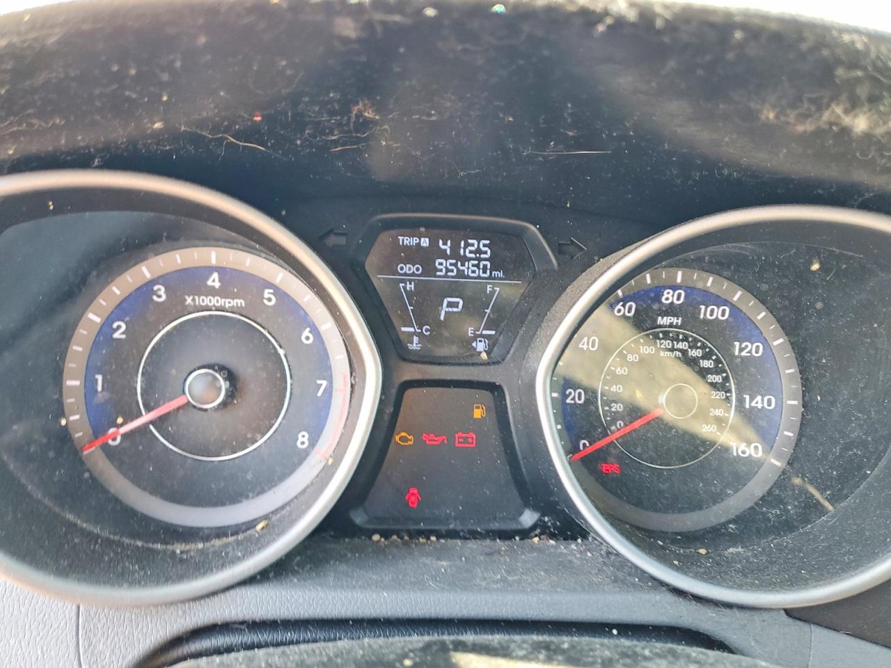 2013 Hyundai Elantra Gls Black vin: KMHDH4AE3DU892346