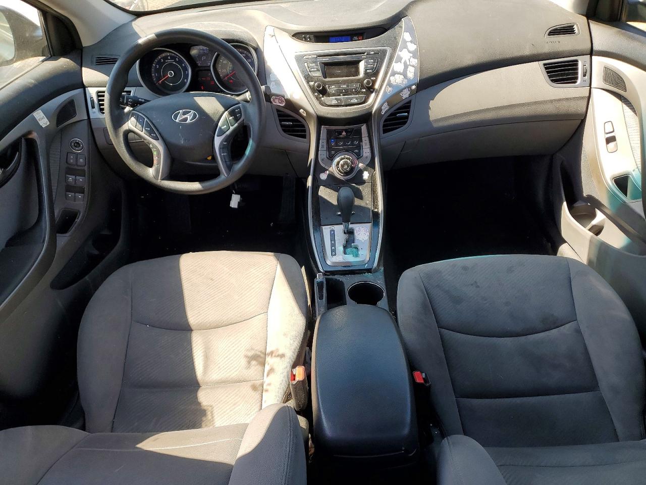 2013 Hyundai Elantra Gls Black vin: KMHDH4AE3DU892346