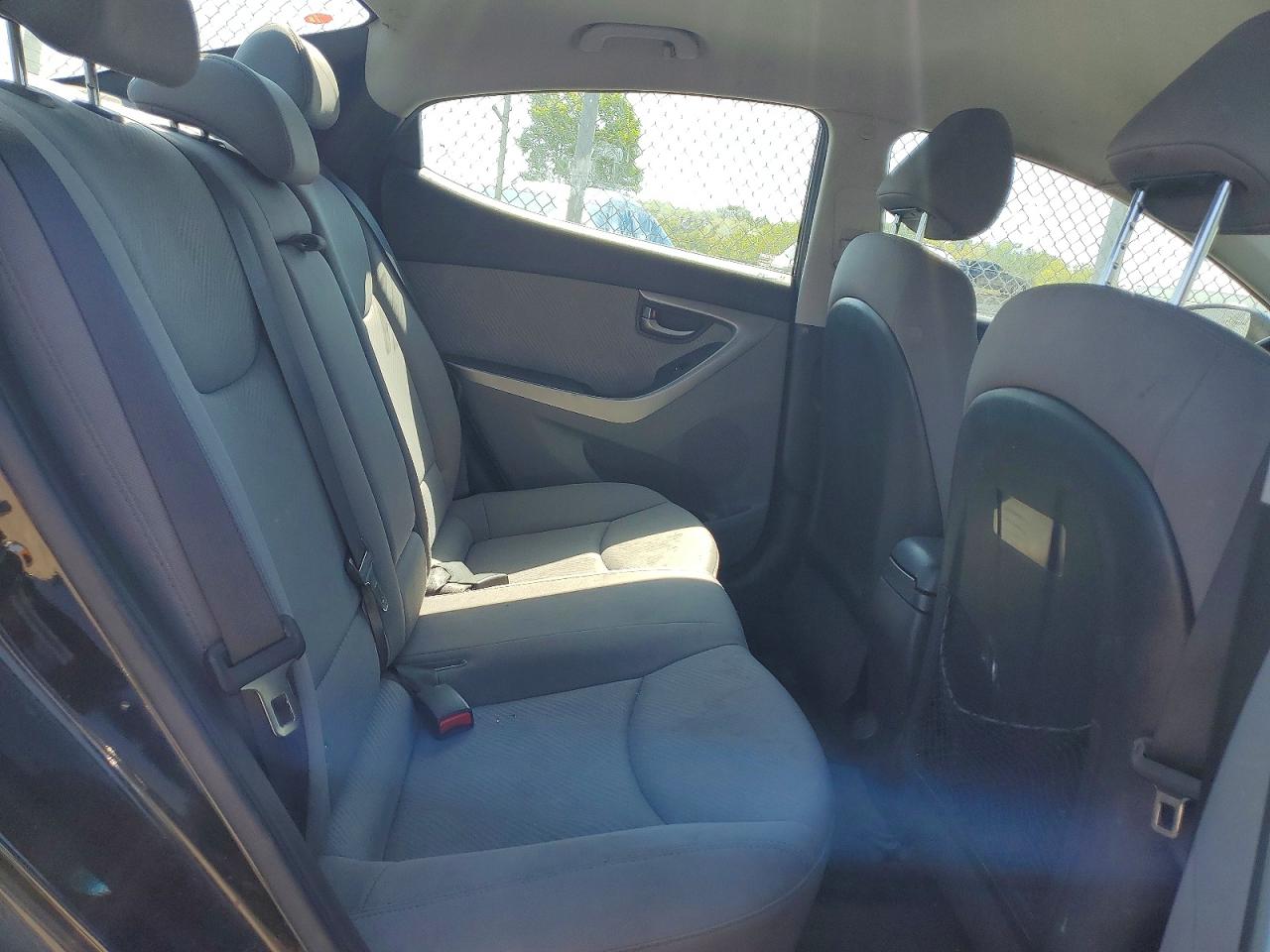 2013 Hyundai Elantra Gls Black vin: KMHDH4AE3DU892346