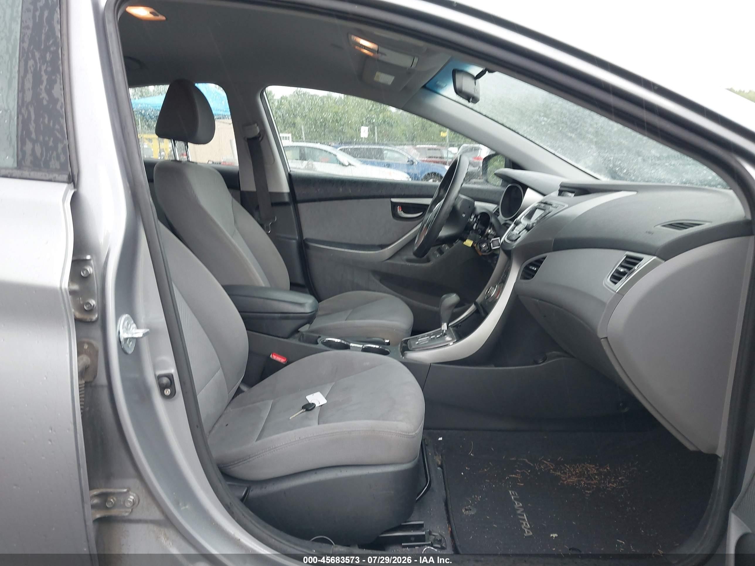 2013 Hyundai Elantra Gls Gray vin: KMHDH4AE3DU926768