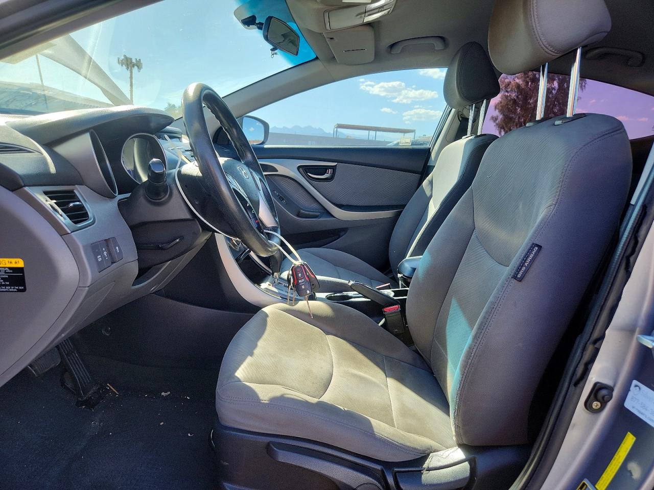 2013 Hyundai Elantra Gls Gray vin: KMHDH4AE3DU939195