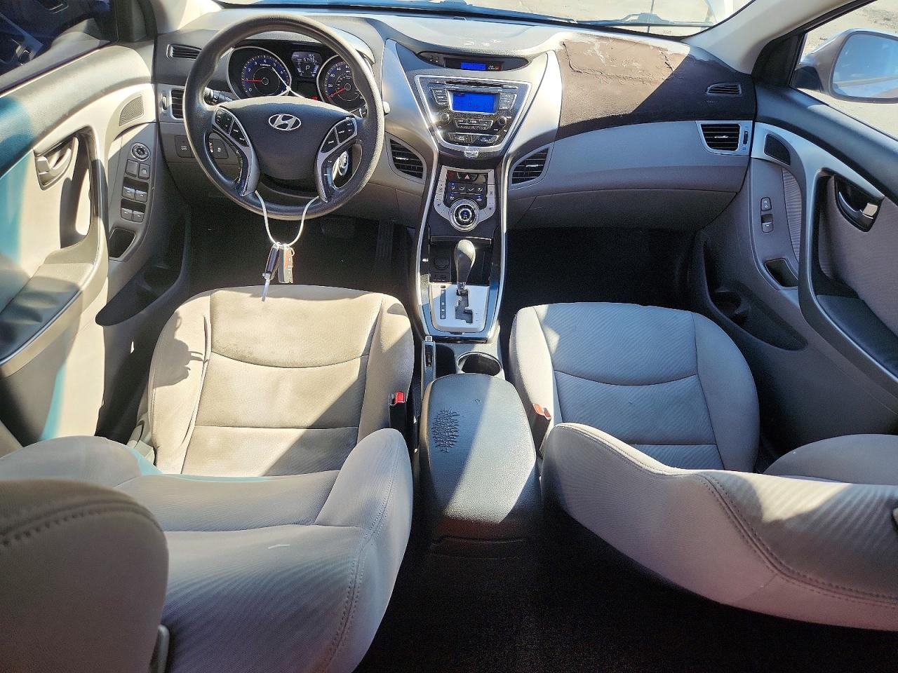 2013 Hyundai Elantra Gls Gray vin: KMHDH4AE3DU939195