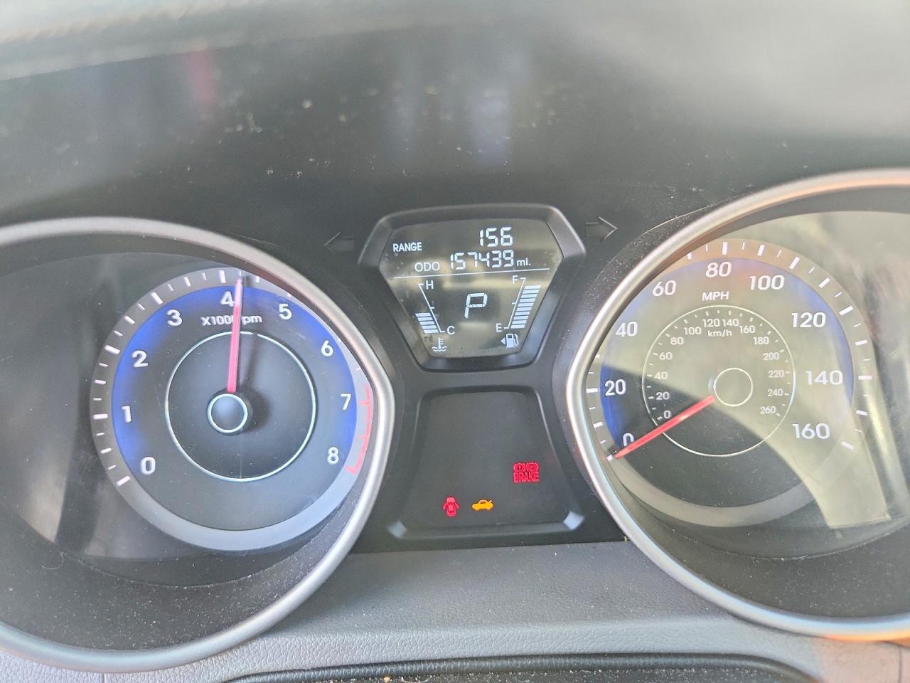 2013 Hyundai Elantra Gls Gray vin: KMHDH4AE3DU939195