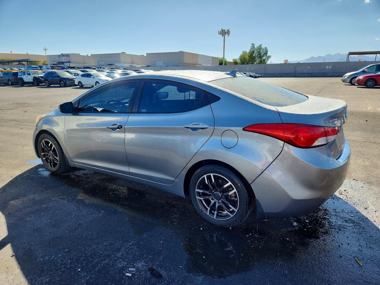 2013 Hyundai Elantra Gls Gray vin: KMHDH4AE3DU939195