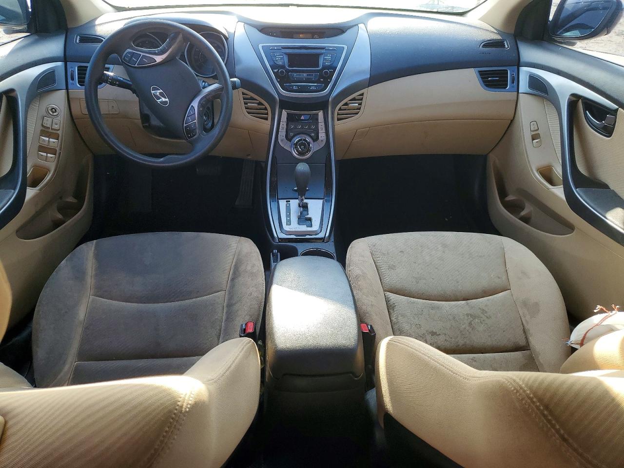2013 Hyundai Elantra Gls Black vin: KMHDH4AE3DU941190