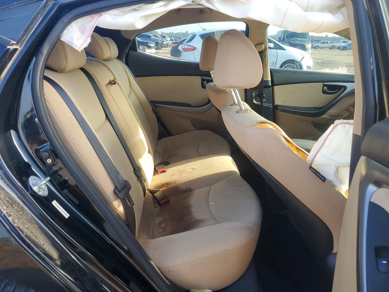 2013 Hyundai Elantra Gls Black vin: KMHDH4AE3DU941190
