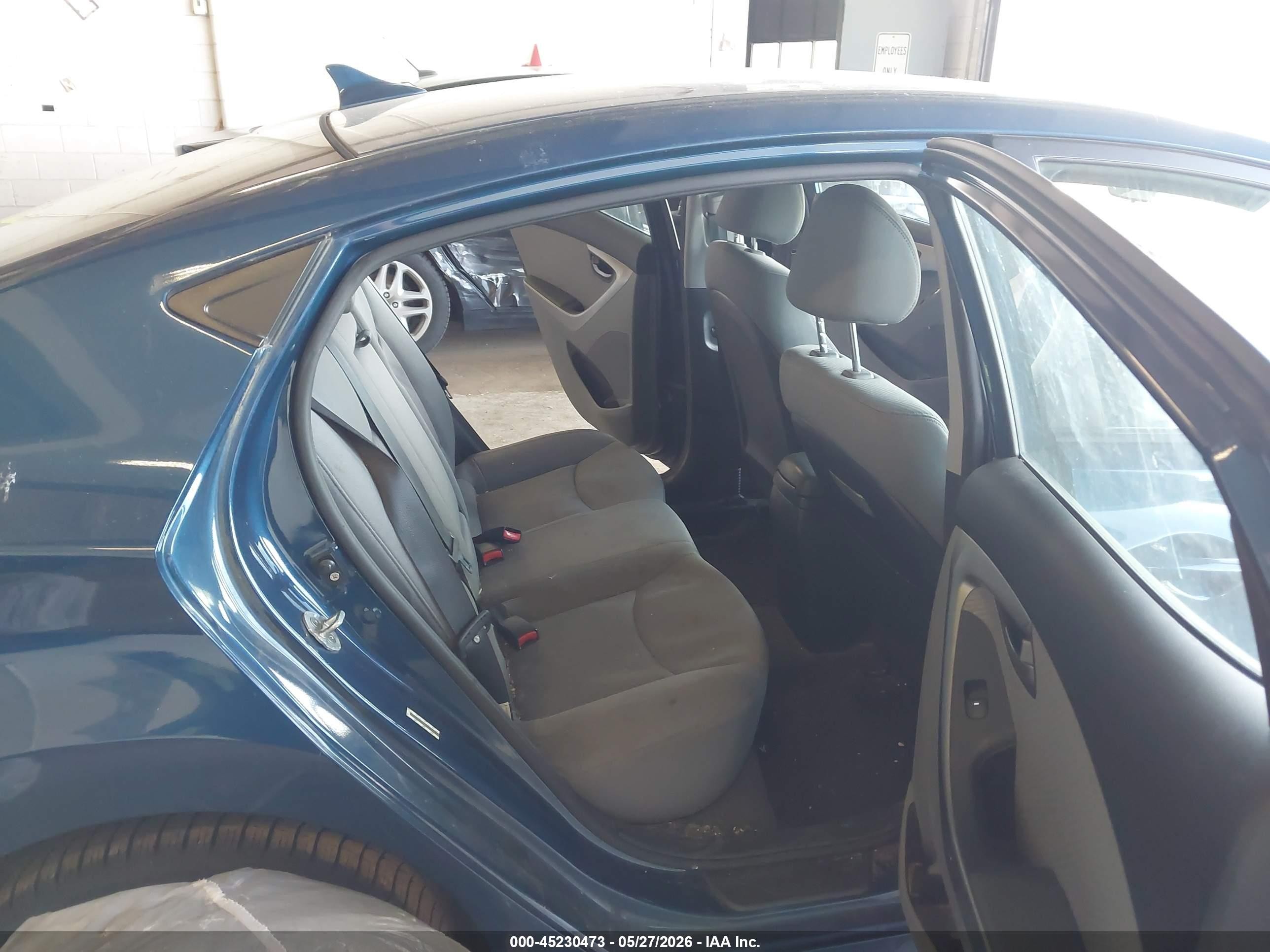 2013 Hyundai Elantra Gls Blue vin: KMHDH4AE3DU949497