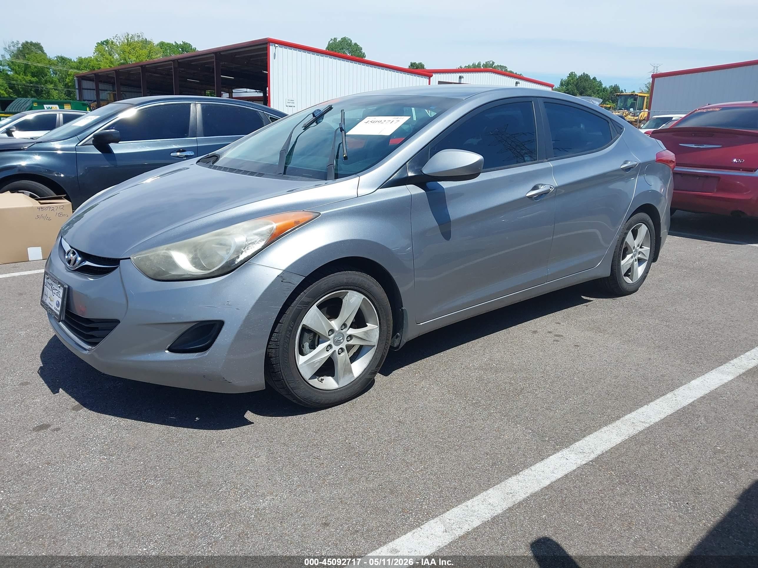 2013 Hyundai Elantra Gls Silver vin: KMHDH4AE3DU954828