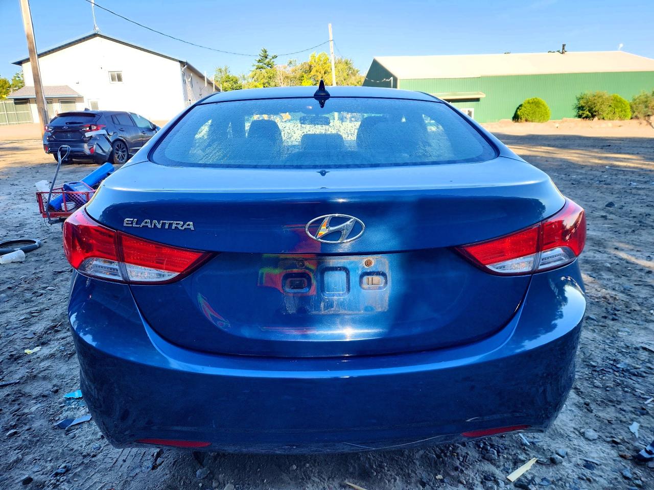2013 Hyundai Elantra Gls Blue vin: KMHDH4AE3DU968986