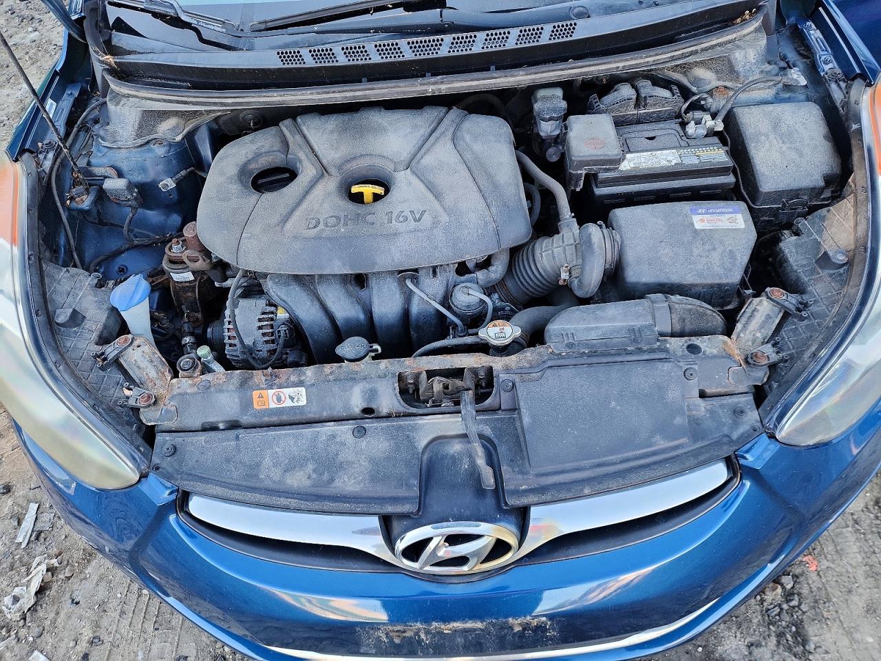 2013 Hyundai Elantra Gls Blue vin: KMHDH4AE3DU968986