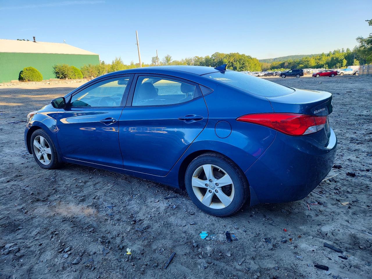 2013 Hyundai Elantra Gls Blue vin: KMHDH4AE3DU968986